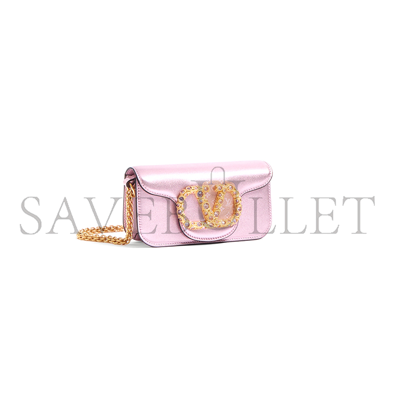 VALENTINO LOCÒ SMALL LAMINATED CALFSKIN BAG WB0K53LNKR5H (19*10.5*5cm) VALENTINO LOCÒ SMALL LAMINATED CALFSKIN BAG WB0K53LNKR5H (19*10.5*5cm)